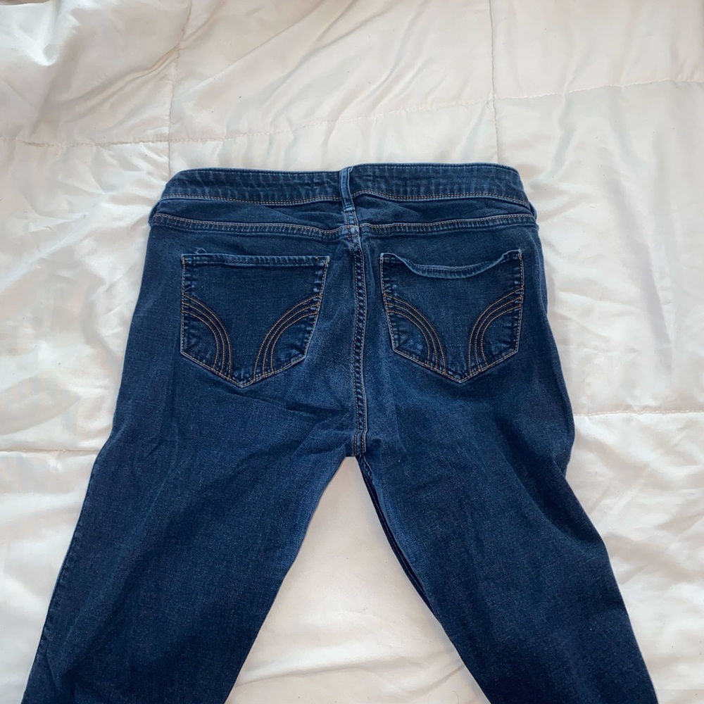 Low-rise Dark Wash Skinny Jean